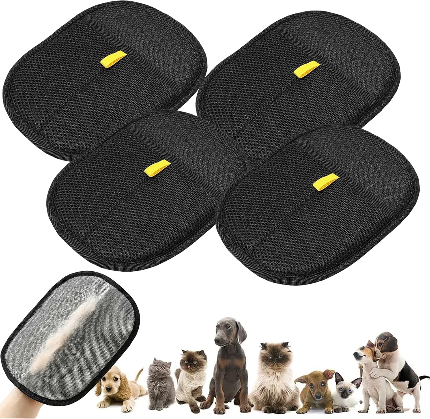 Pack de 2 Gants Anti-Poils pour Animaux